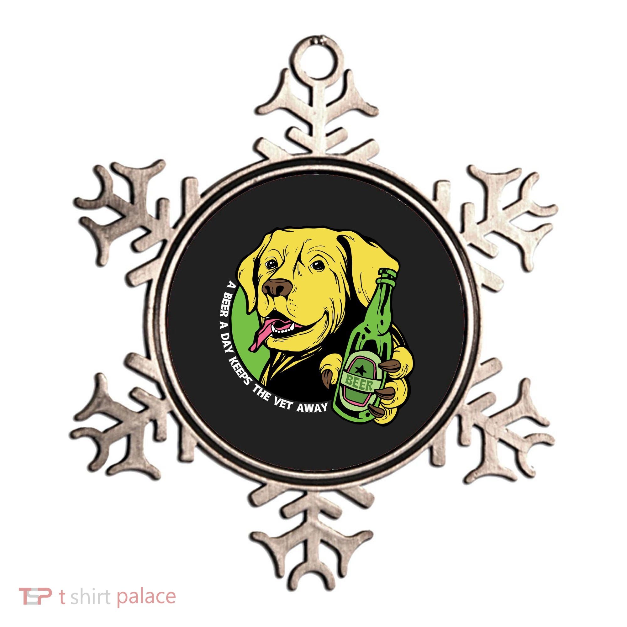 A Beer A Day Keeps The Vet Away Dog Ornament