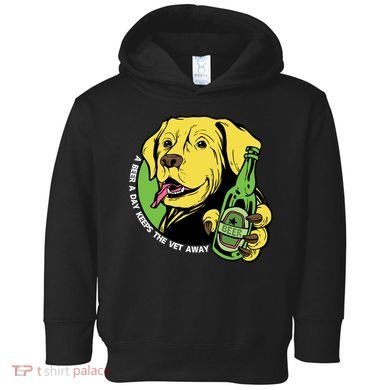 A Beer A Day Keeps The Vet Away Dog Toddler Hoodie