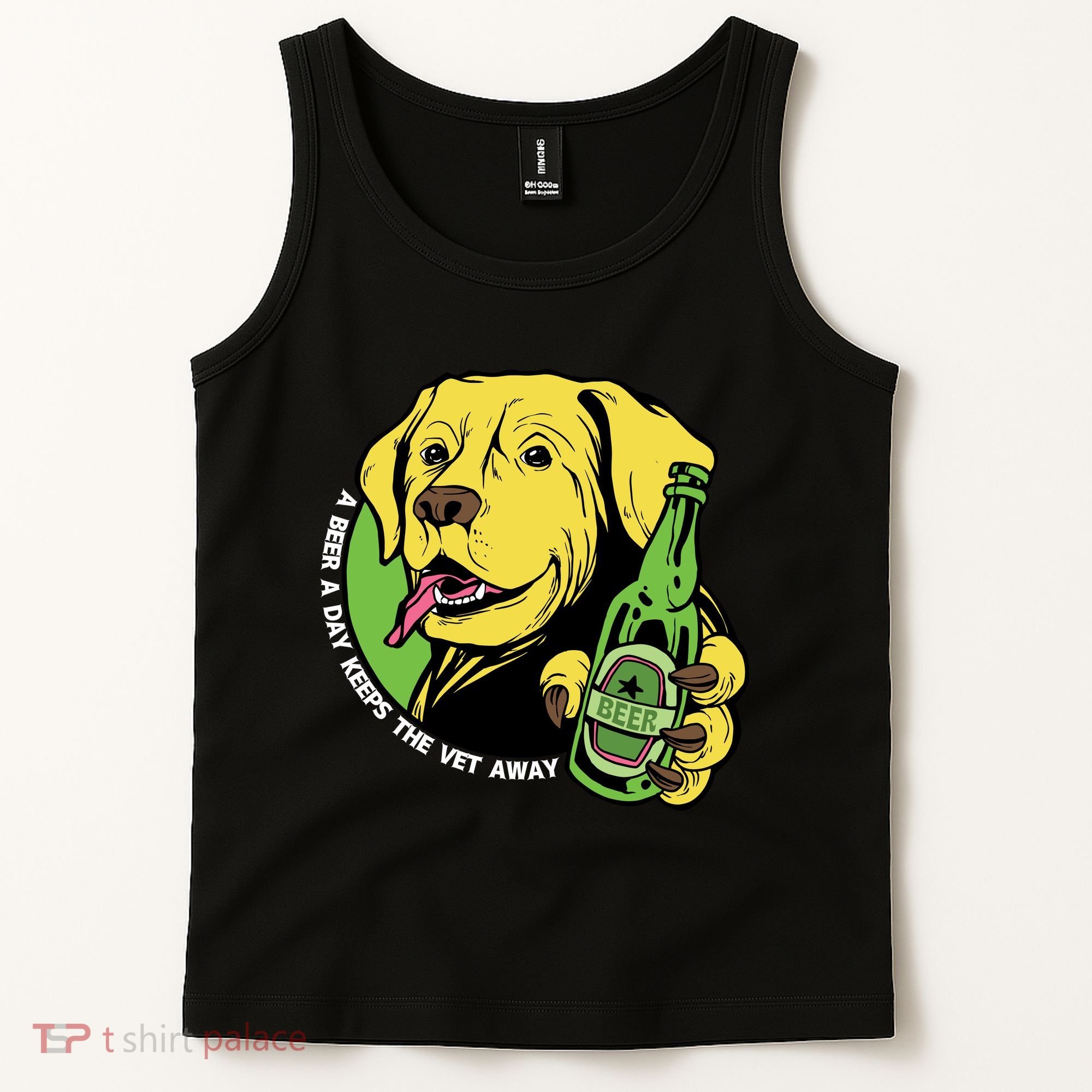 A Beer A Day Keeps The Vet Away Dog Tank Top