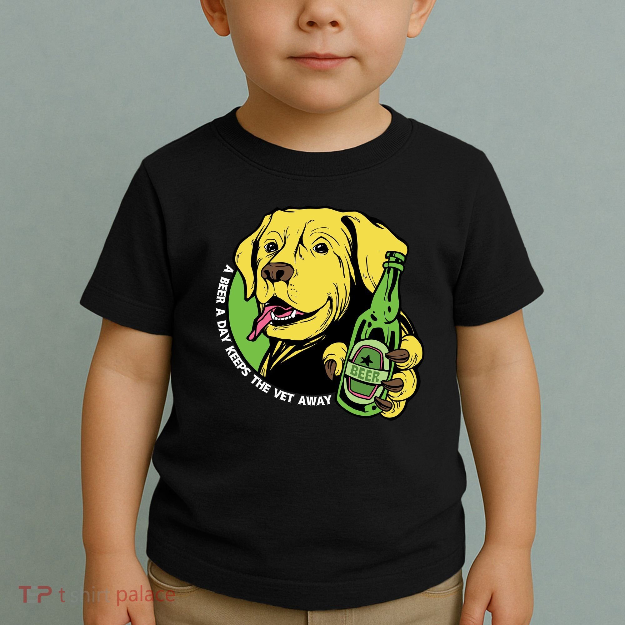 A Beer A Day Keeps The Vet Away Dog Toddler T-Shirt