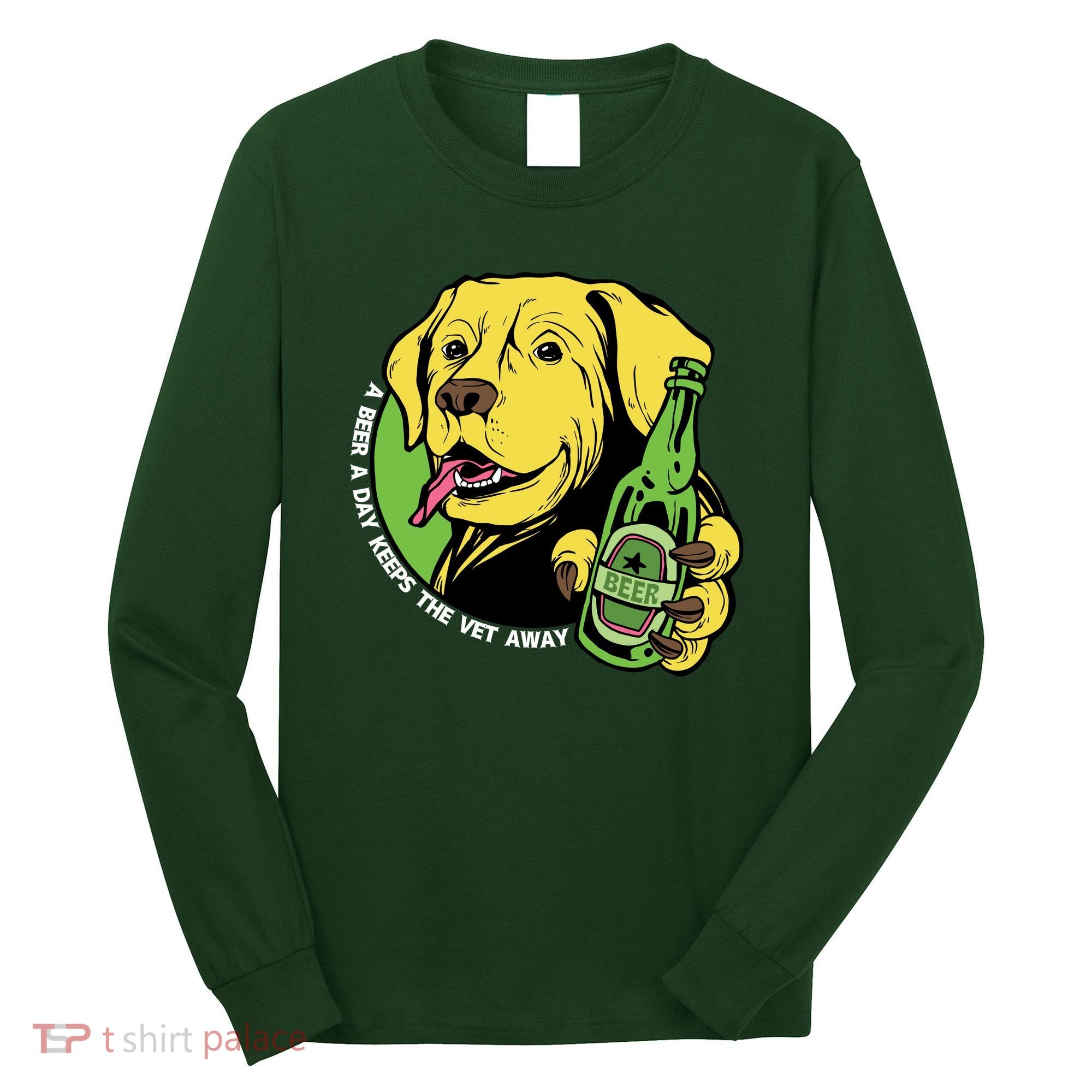 A Beer A Day Keeps The Vet Away Dog Long Sleeve Shirt