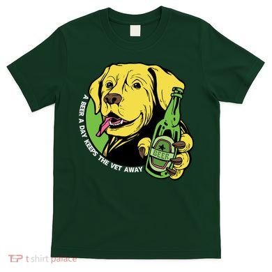 A Beer A Day Keeps The Vet Away Dog T-Shirt