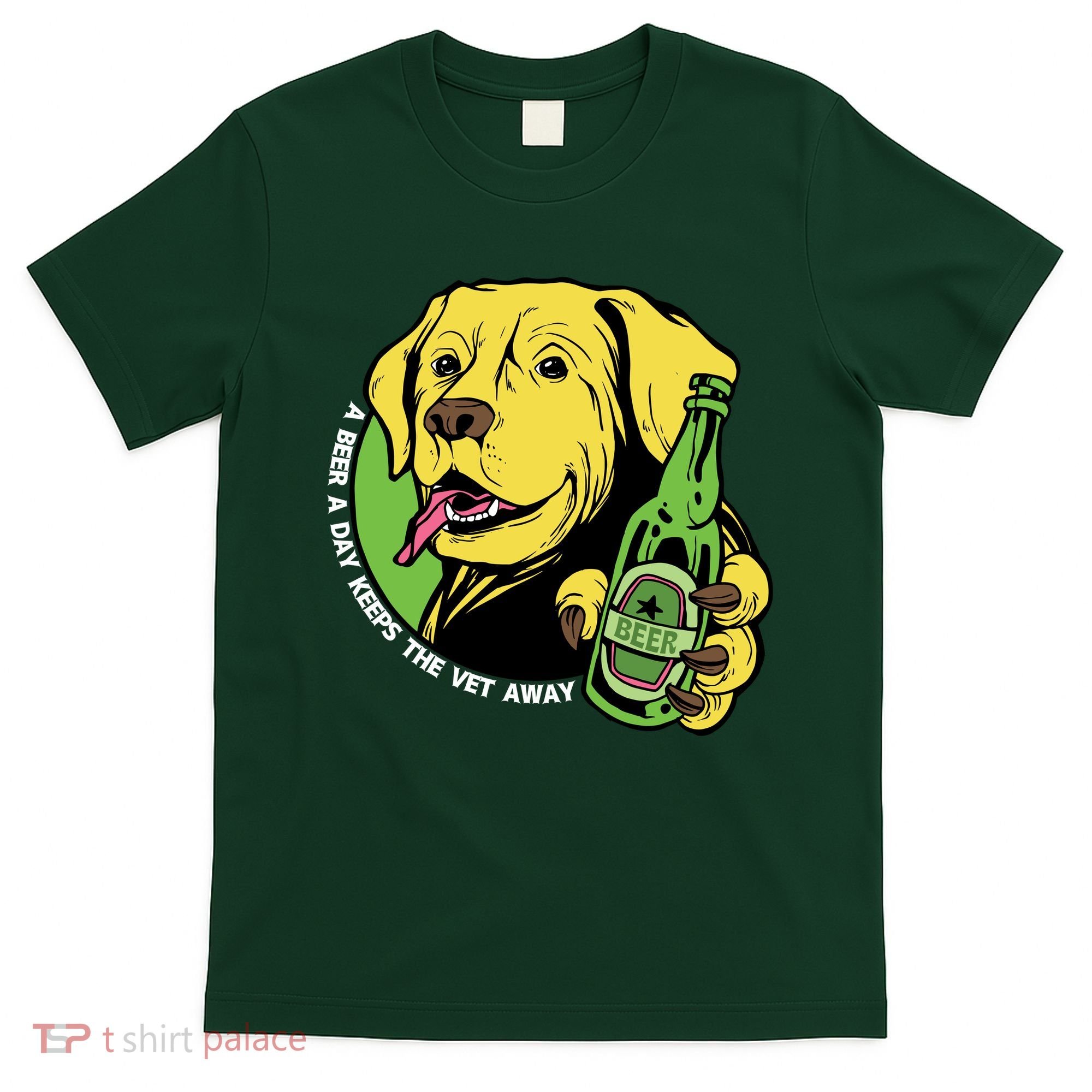 A Beer A Day Keeps The Vet Away Dog T-Shirt