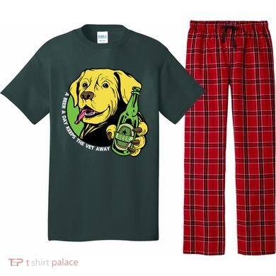 A Beer A Day Keeps The Vet Away Dog Pajama Set