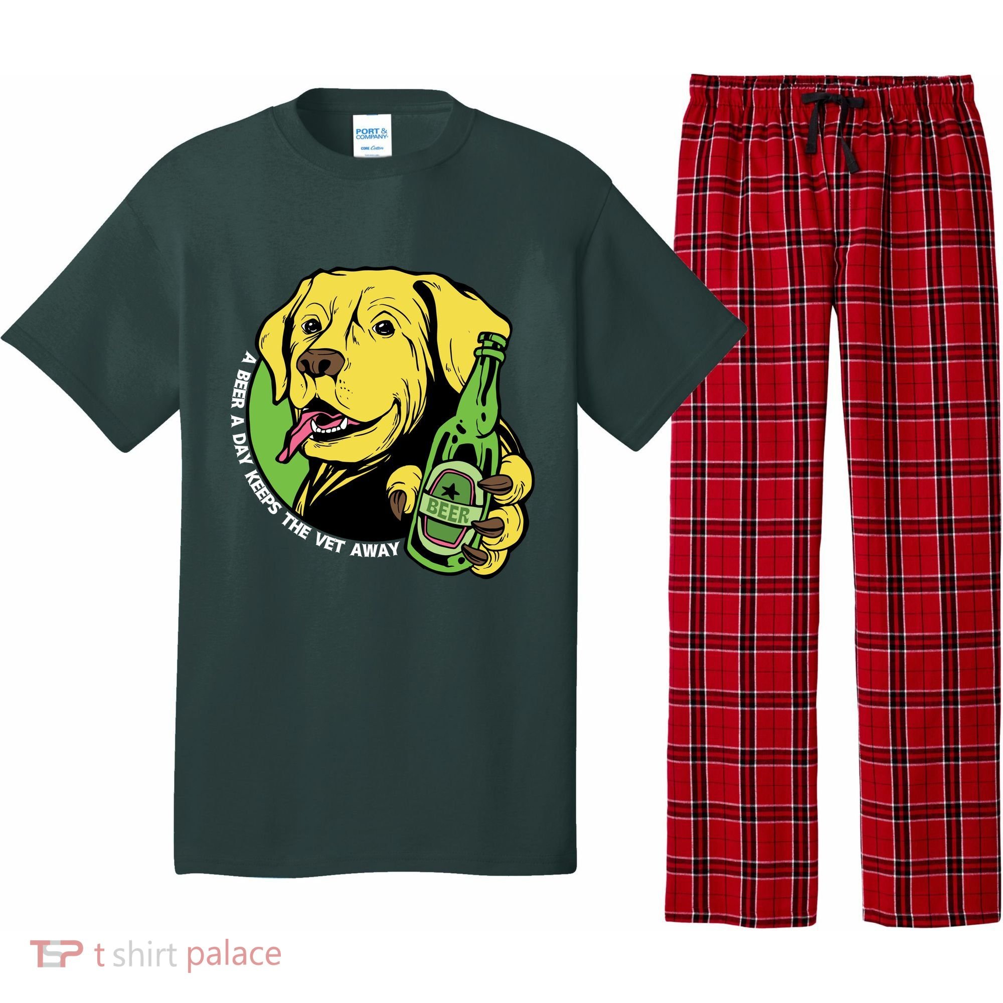 A Beer A Day Keeps The Vet Away Dog Pajama Set
