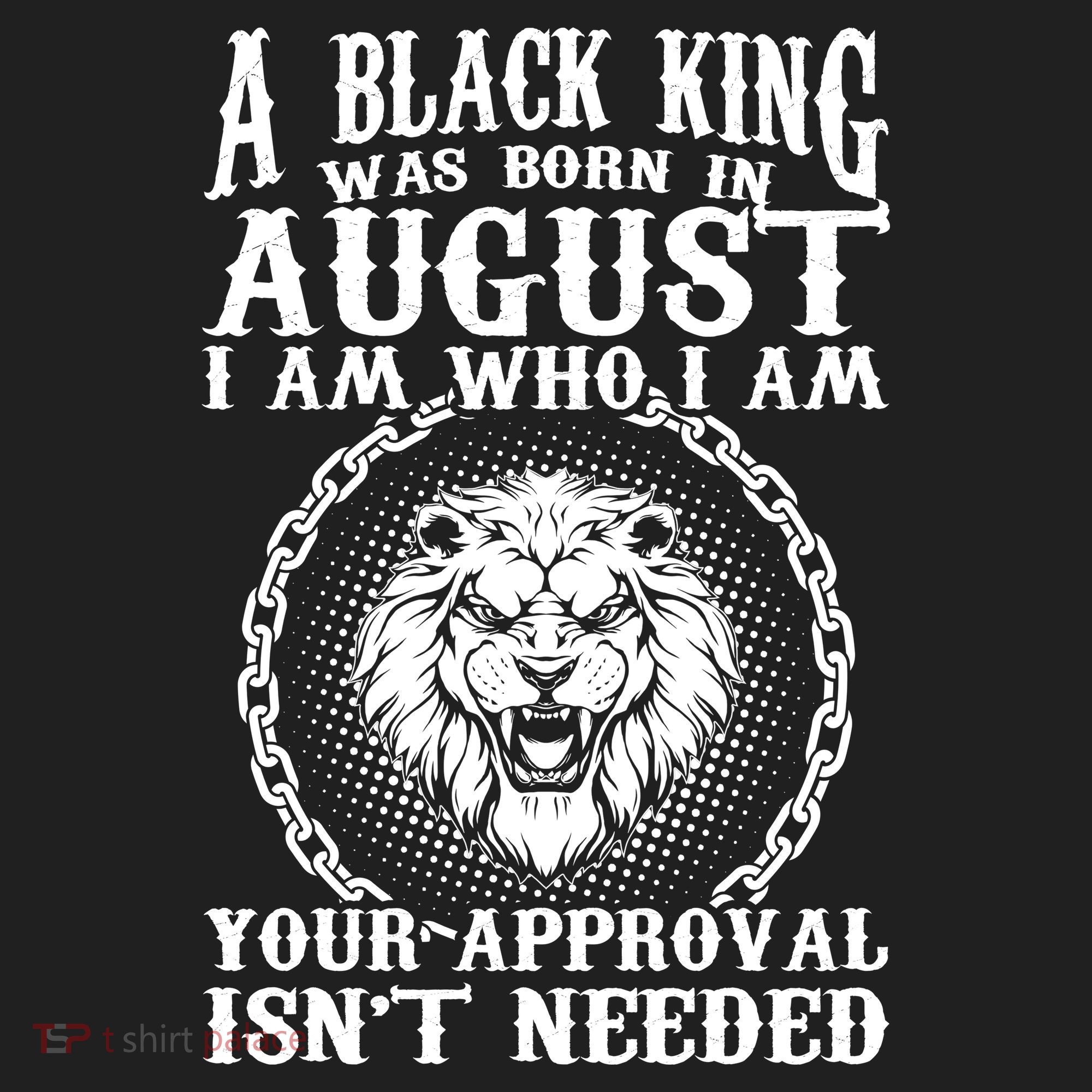A Black King Was Born In August Birthday Lion Beanie
