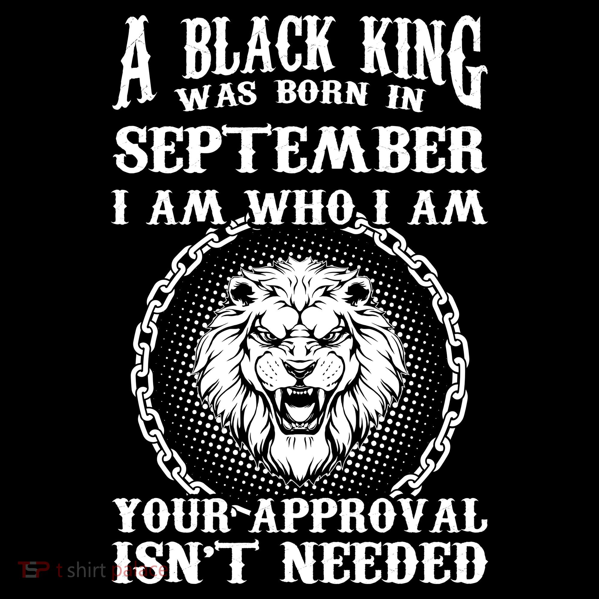 A Black King Was Born In September Birthday Lion Women's Hoodie