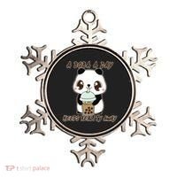 A Boba A Day Keeps The Reality Away Cute Panda Ornament thumb 0