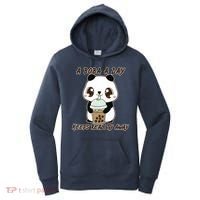 A Boba A Day Keeps The Reality Away Cute Panda Women's Hoodie thumb 0