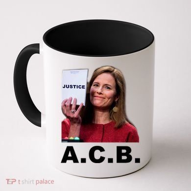 A.C.B. Justice Notepad Amy Barrett Coffee Mug