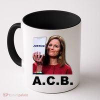A.C.B. Justice Notepad Amy Barrett Coffee Mug thumb 0