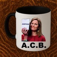 A.C.B. Justice Notepad Amy Barrett Coffee Mug thumb 2