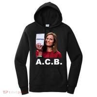 A.C.B. Justice Notepad Amy Barrett Women's Hoodie thumb 0