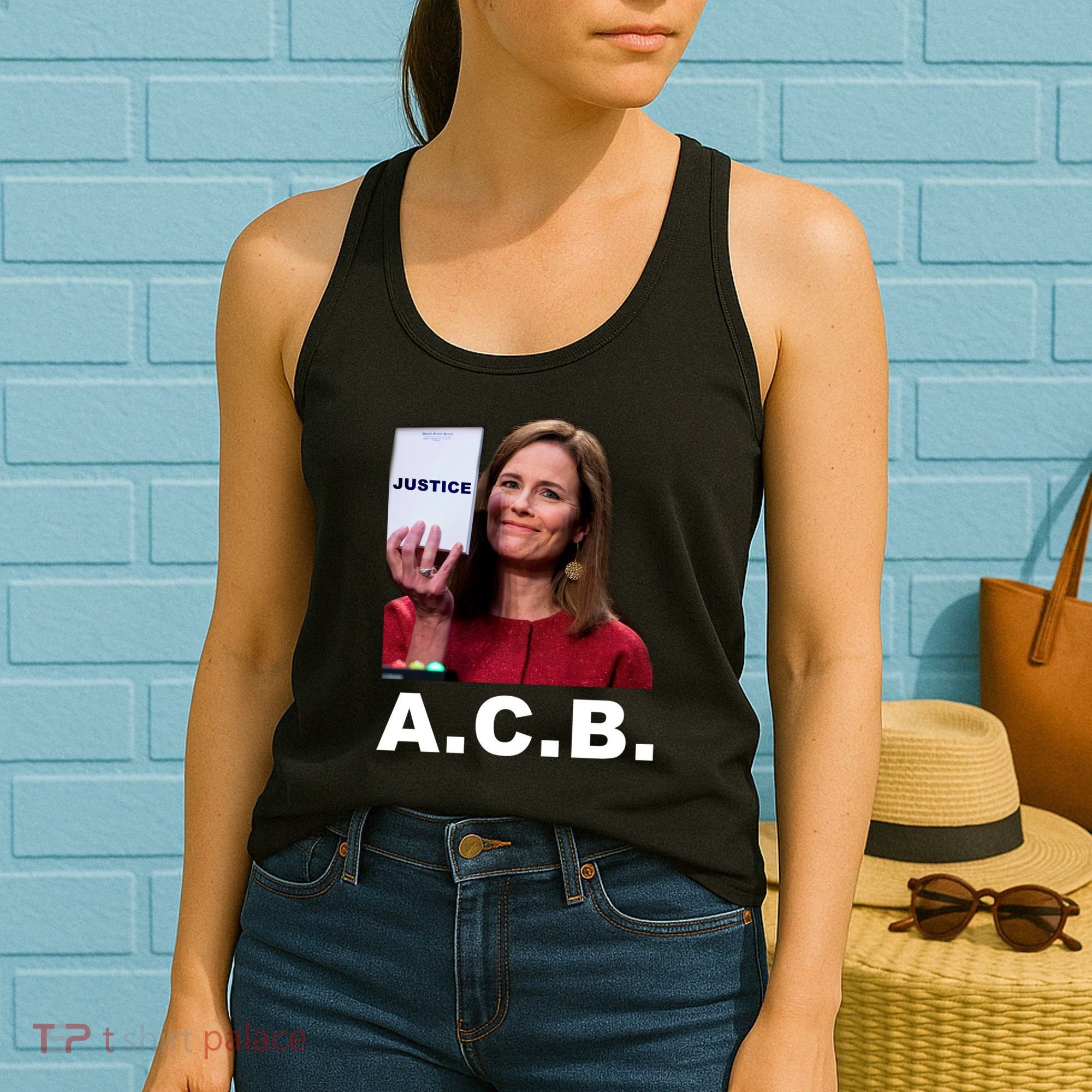A.C.B. Justice Notepad Amy Barrett Women's Tank Top