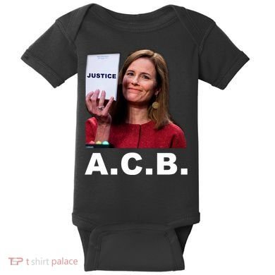 A.C.B. Justice Notepad Amy Barrett Baby Bodysuit