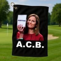 A.C.B. Justice Notepad Amy Barrett Golf Towel thumb 1
