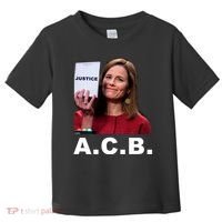 A.C.B. Justice Notepad Amy Barrett Toddler T-Shirt thumb 0