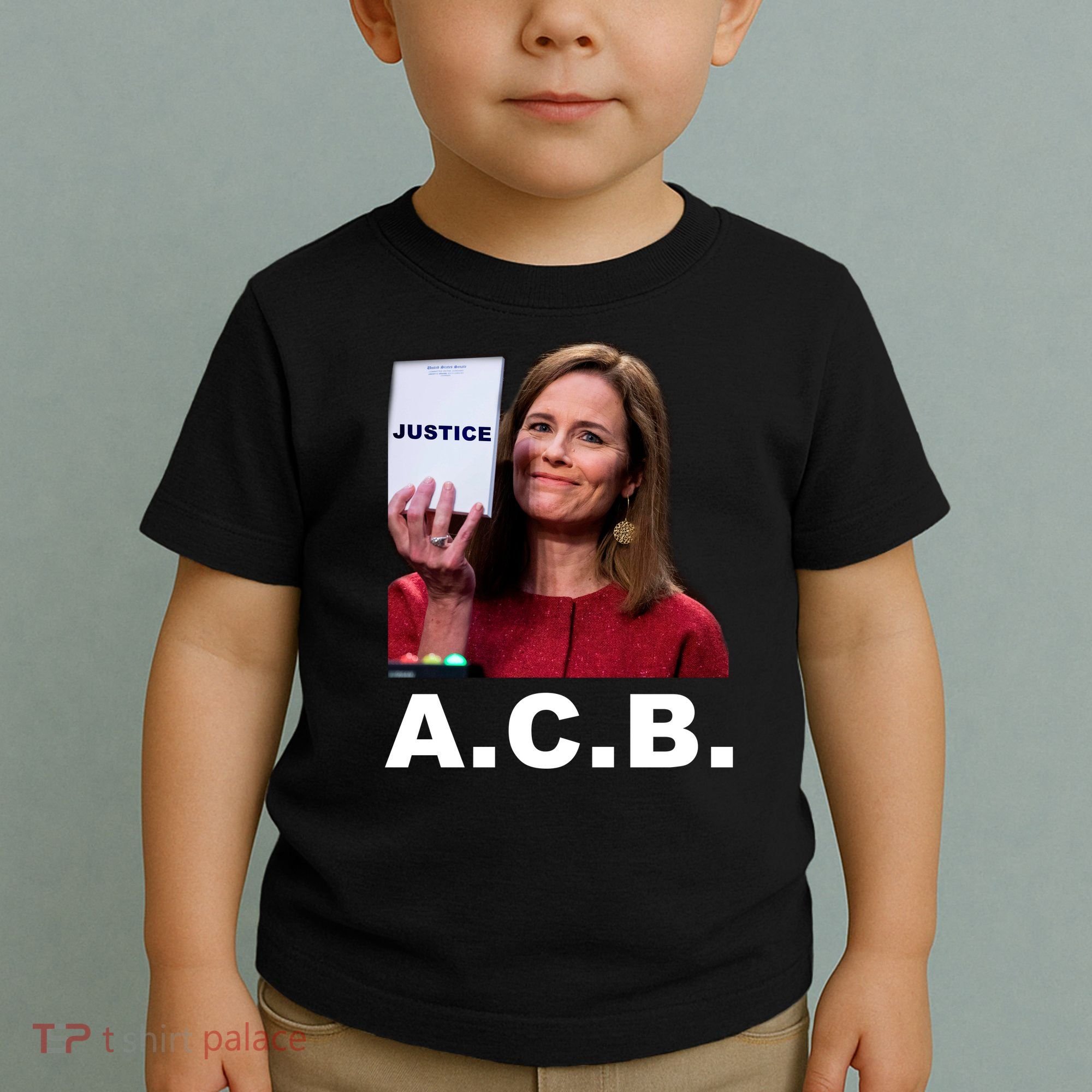 A.C.B. Justice Notepad Amy Barrett Toddler T-Shirt