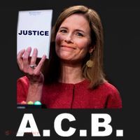 A.C.B. Justice Notepad Amy Barrett Women's Long Sleeve Shirt thumb 2