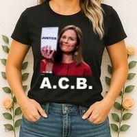 A.C.B. Justice Notepad Amy Barrett Women's T-Shirt thumb 2