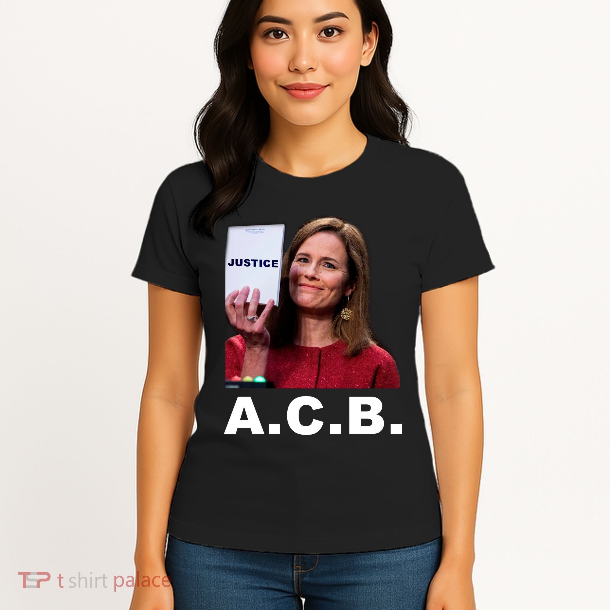 A.C.B. Justice Notepad Amy Barrett Women's T-Shirt