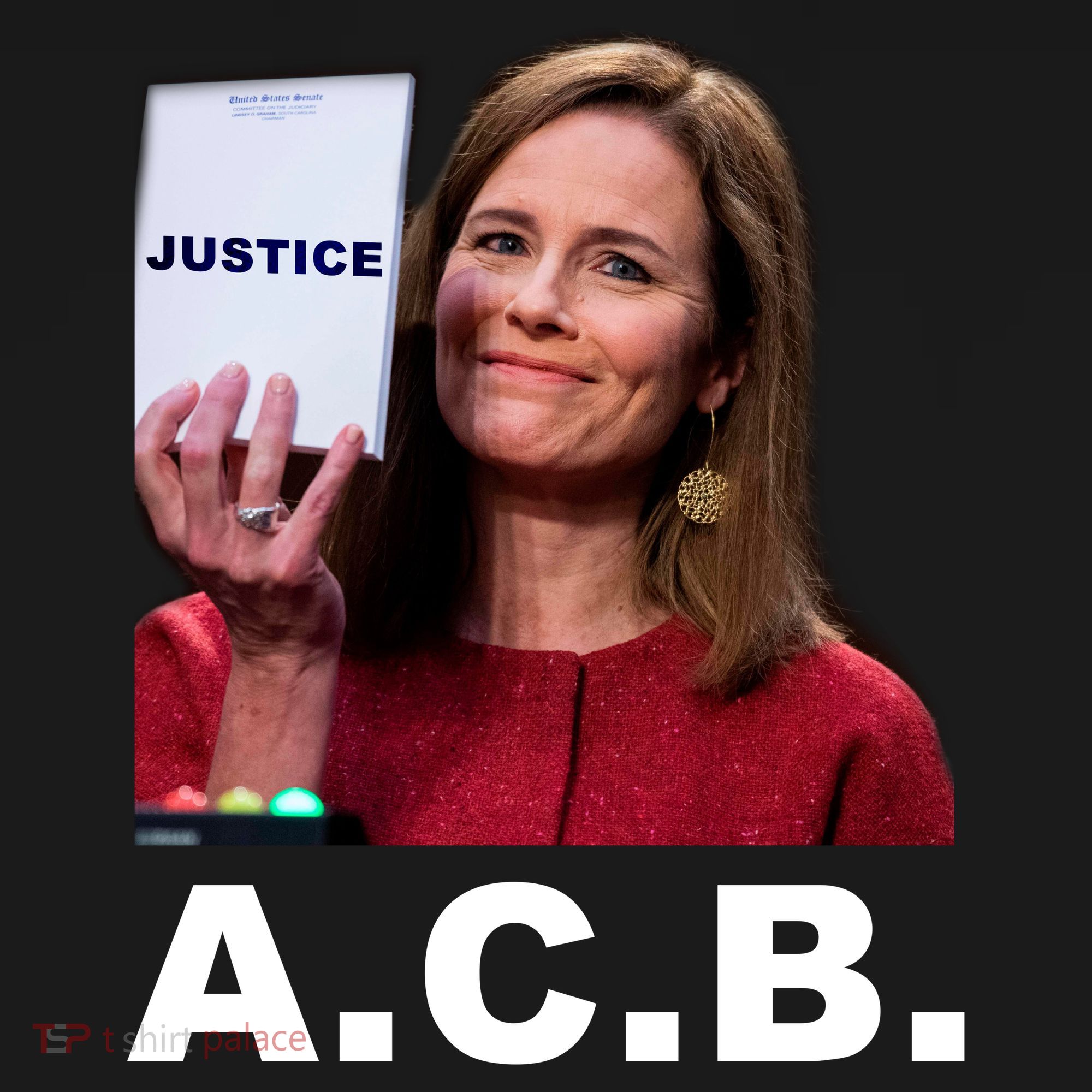A.C.B. Justice Notepad Amy Barrett Women's T-Shirt