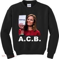 A.C.B. Justice Notepad Amy Barrett Kids Sweatshirt thumb 0