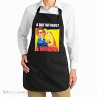 A Day Without A Woman Rosie Riveter WWII Poster Apron thumb 2