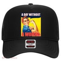 A Day Without A Woman Rosie Riveter WWII Poster Hat thumb 0