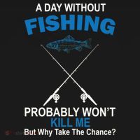 A Day Without Fishing Funny Pajama Set thumb 2