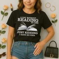 A Day Without Reading Comfort Colors Boxy T-Shirt thumb 2