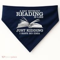 A Day Without Reading USA-Made Doggie Bandana thumb 0