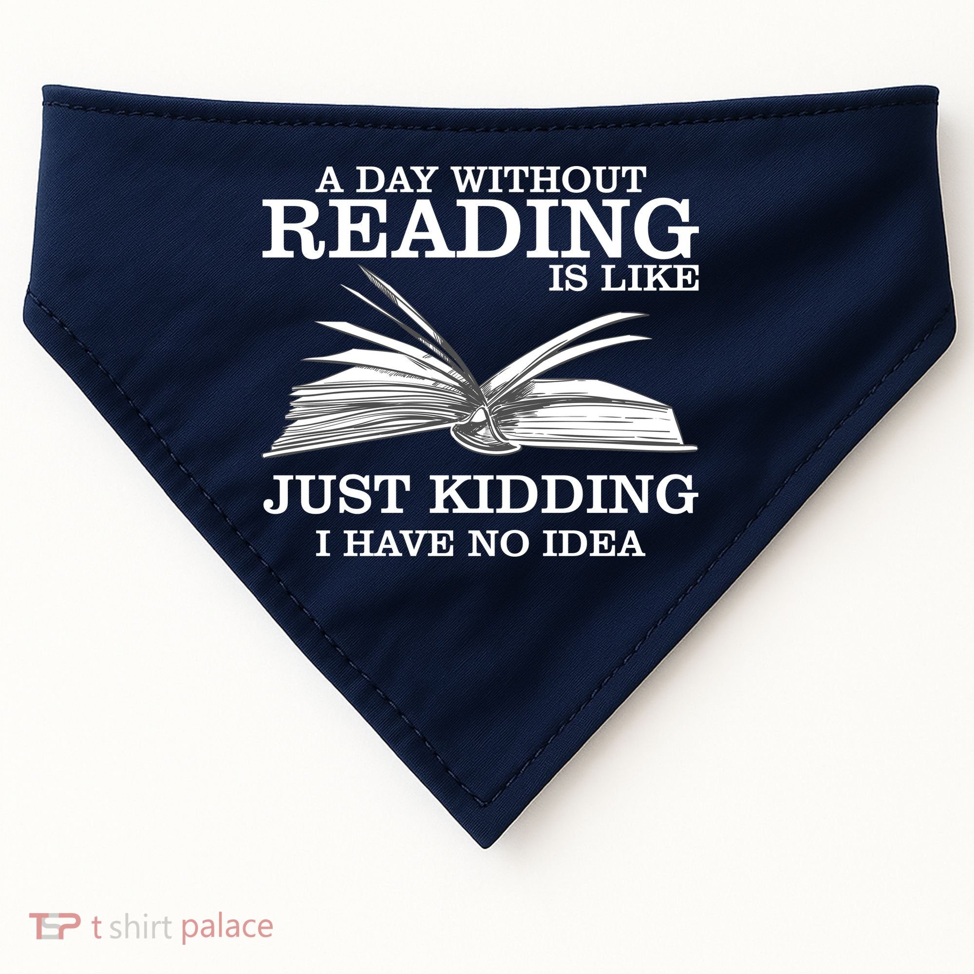A Day Without Reading USA-Made Doggie Bandana