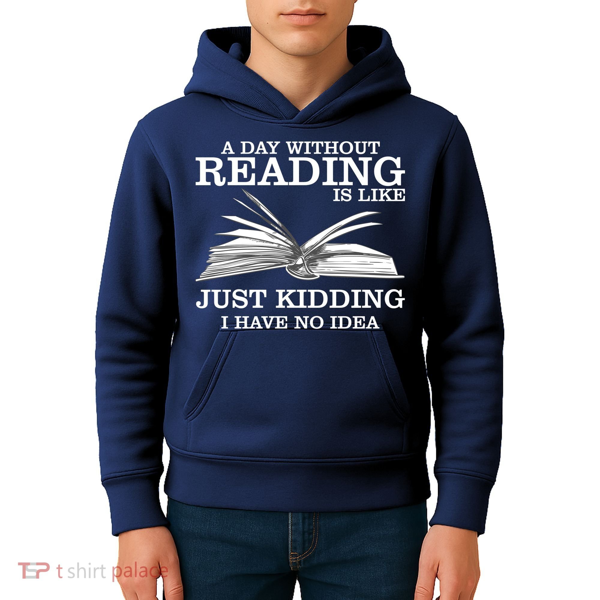A Day Without Reading Kids Hoodie