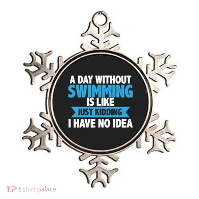 A Day Without Swimming  Ornament
