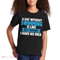 A Day Without Swimming  Kids T-Shirt thumb 2