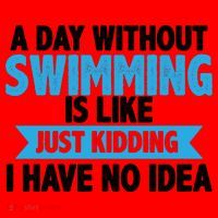 A Day Without Swimming  Santa Hat thumb 1
