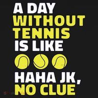 A Day Without Tennis Is Like Funny Doggie Tank thumb 4