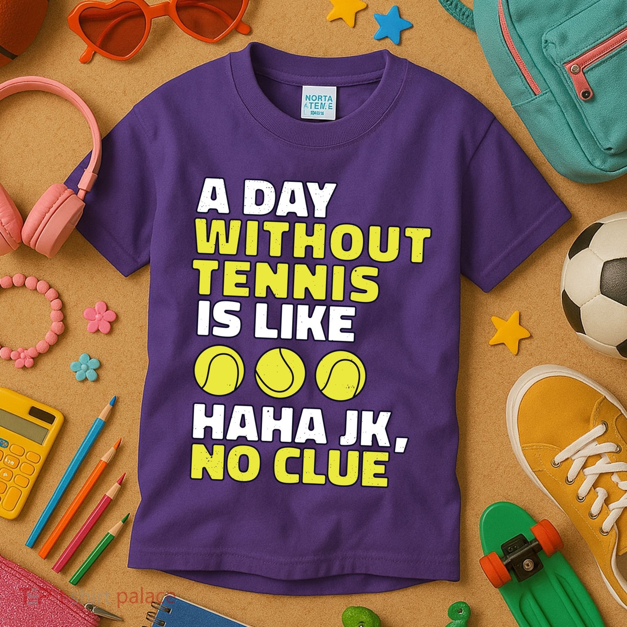 A Day Without Tennis Is Like Funny Kids T-Shirt