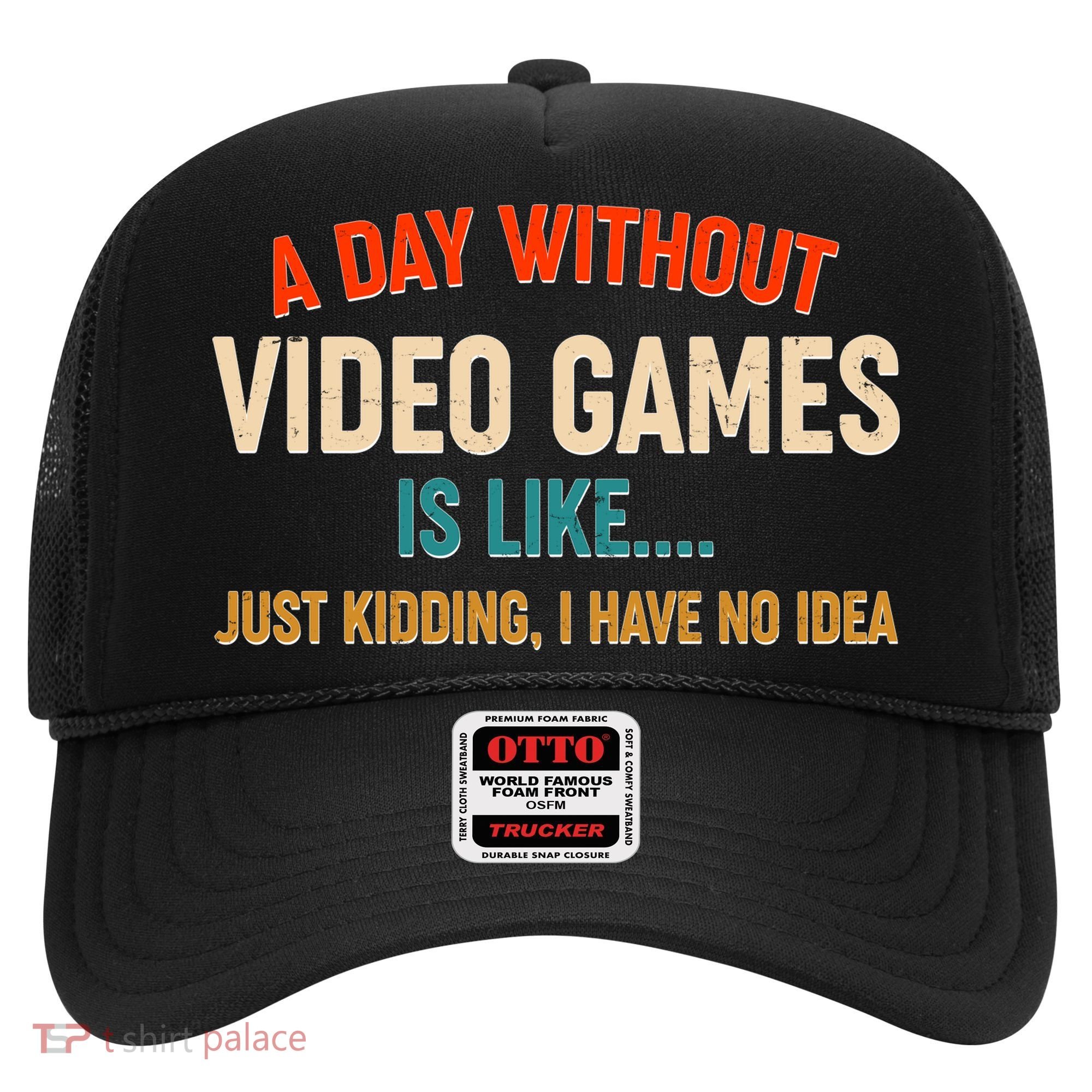 A Day Without Video Games Is Like Just Kidding I Have No Idea Hat