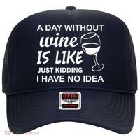 A Day Without Wine Is like Just Kidding I Have No idea Hat thumb 0