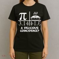 A Delicious Coincidence? Pi Day 3.14 Math Geek T-Shirt thumb 4