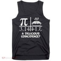 A Delicious Coincidence? Pi Day 3.14 Math Geek Tank Top thumb 0