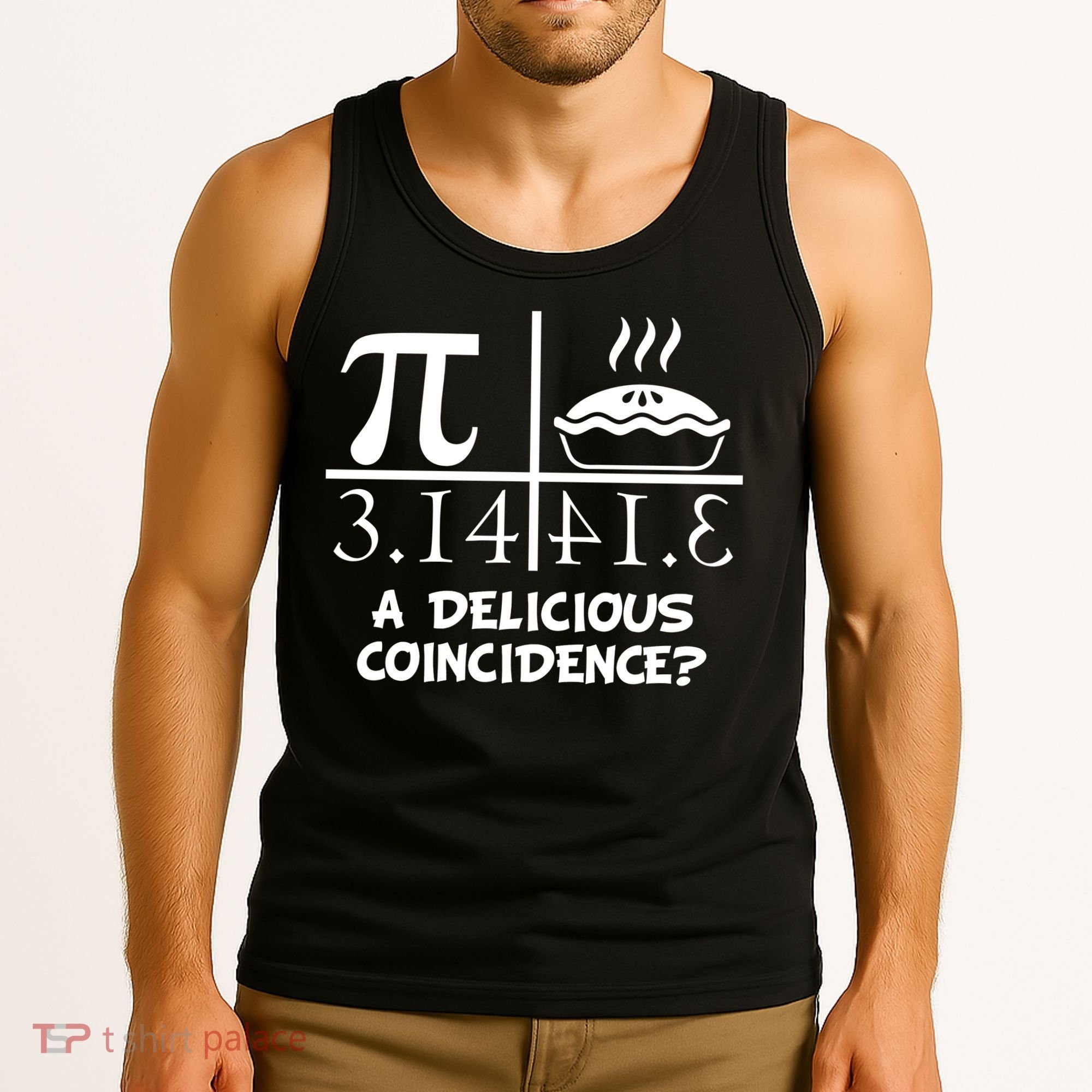 A Delicious Coincidence? Pi Day 3.14 Math Geek Tank Top