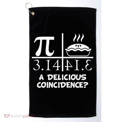 A Delicious Coincidence? Pi Day 3.14 Math Geek Golf Towel