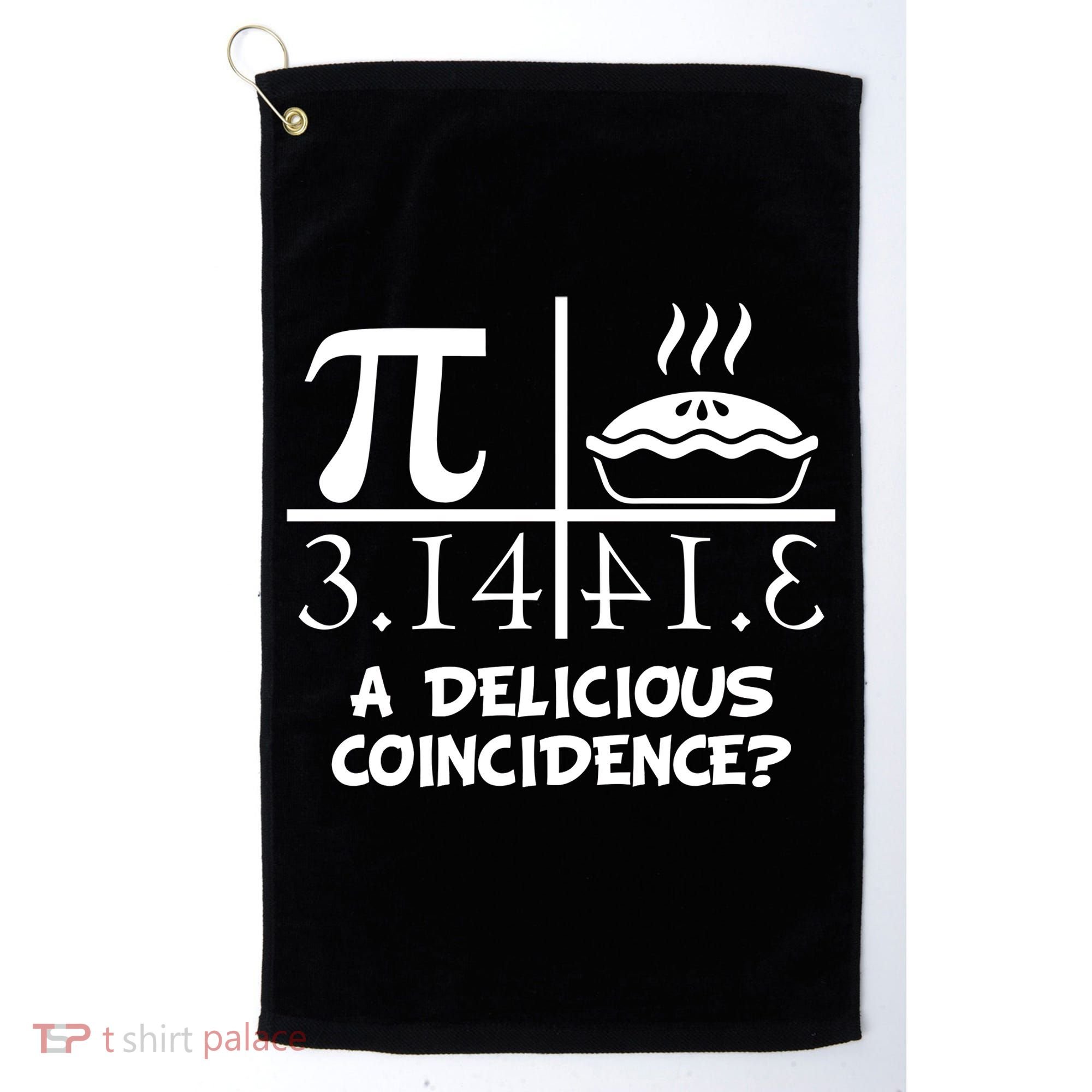 A Delicious Coincidence? Pi Day 3.14 Math Geek Golf Towel