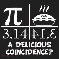 A Delicious Coincidence? Pi Day 3.14 Math Geek Golf Towel thumb 3