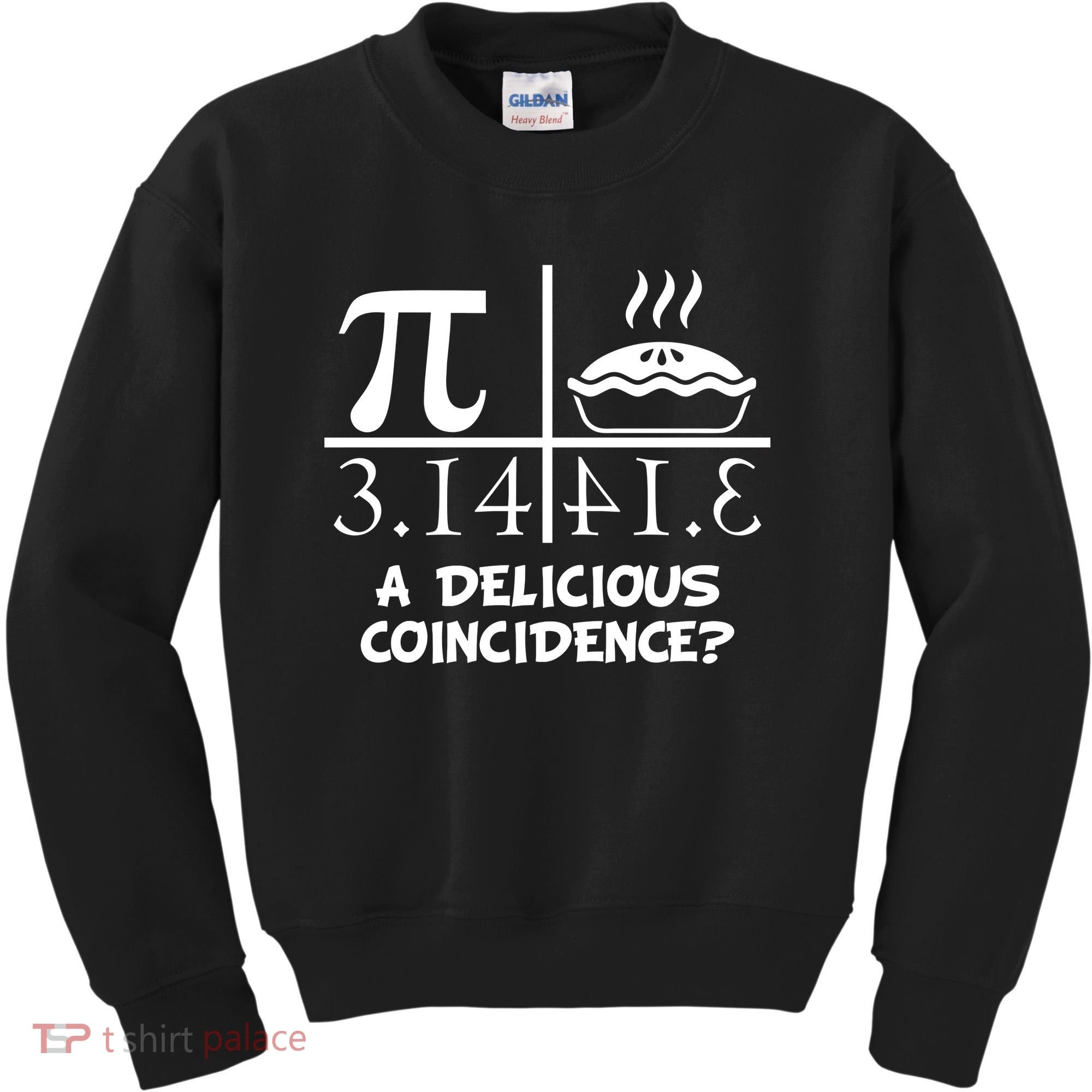 A Delicious Coincidence? Pi Day 3.14 Math Geek Kids Sweatshirt
