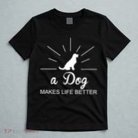A Dog Makes Life Better T-Shirt thumb 5