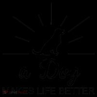A Dog Makes Life Better Coffee Mug thumb 5
